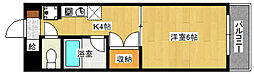 シティライフ出汐 1DKの間取図画像