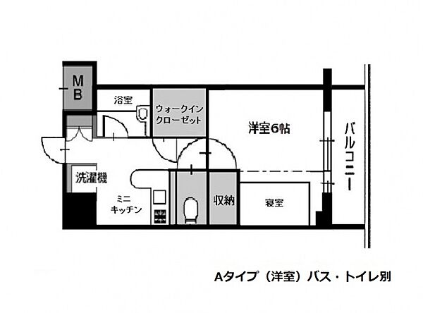 広島県広島市中区中島町(賃貸マンション1DK・9階・35.02㎡)の写真 その2