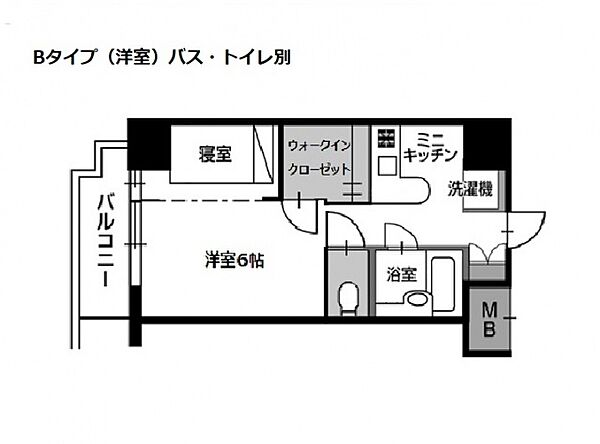 広島県広島市中区中島町(賃貸マンション1DK・5階・35.02㎡)の写真 その2