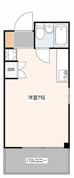 広島県広島市中区大手町３丁目(賃貸マンション1R・5階・19.64㎡)の写真 その2