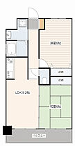 広島県広島市中区中島町（賃貸マンション2LDK・4階・48.12㎡） その2