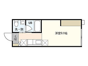 広島県安芸郡海田町畝２丁目（賃貸アパート1R・1階・20.16㎡） その2