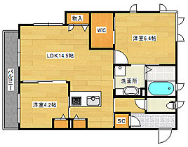 広島県広島市南区東青崎町（賃貸マンション2LDK・3階・61.75㎡） その2