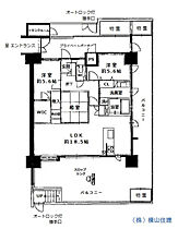 広島県広島市安佐南区緑井２丁目（賃貸マンション3LDK・1階・76.58㎡） その2