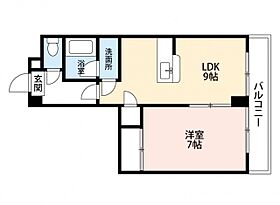 広島県広島市中区吉島新町２丁目（賃貸マンション1LDK・2階・38.23㎡） その2