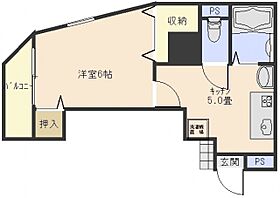 広島県広島市中区吉島西１丁目（賃貸マンション1DK・2階・22.03㎡） その2