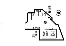 広島県広島市安佐南区長束西３丁目（賃貸アパート1LDK・2階・46.09㎡） その16