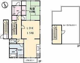 広島県広島市中区東千田町１丁目（賃貸一戸建1LDK・2階・61.27㎡） その2