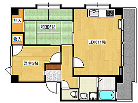 広島県広島市西区井口鈴が台２丁目（賃貸マンション2LDK・4階・52.00㎡） その2