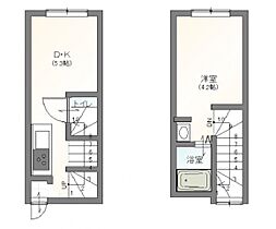 広島県安芸郡海田町国信２丁目（賃貸アパート1DK・1階・25.20㎡） その2