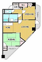 広島県安芸郡府中町柳ケ丘（賃貸マンション2LDK・7階・56.10㎡） その2