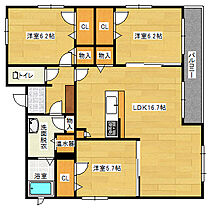 広島県広島市安佐南区西原８丁目（賃貸マンション3LDK・1階・80.66㎡） その2