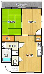 間取図画像 2DK