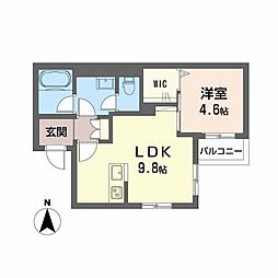 間取図画像 1LDK