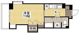 広島高速交通アストラムライン 西原駅 徒歩12分の賃貸マンション 9階1Kの間取り