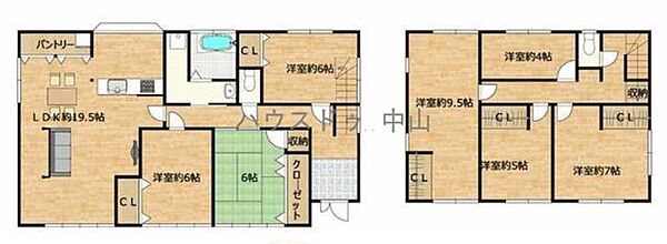 間取りを拡大表示