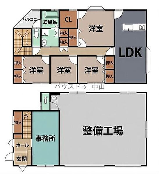 間取りを拡大表示