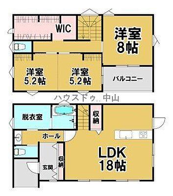 間取り 新築戸建　坂之上1丁目
