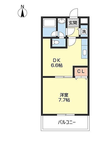 セゾン湊 212｜和歌山県和歌山市湊(賃貸アパート1DK・2階・32.00㎡)の写真 その2