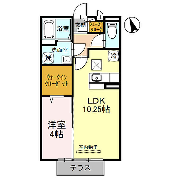 D-room　MALDA　A棟 A105｜和歌山県海南市大野中(賃貸アパート1LDK・1階・37.78㎡)の写真 その2