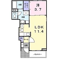 ラフィナート　I 103 ｜ 和歌山県和歌山市狐島15-1（賃貸アパート1LDK・1階・37.13㎡） その2