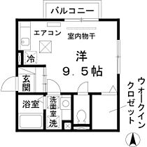 ハピネス・フューチャー　Ａ棟 A101 ｜ 和歌山県和歌山市杭ノ瀬（賃貸アパート1R・1階・27.80㎡） その2