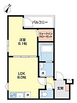 フジパレス吹屋町III番館 203 ｜ 和歌山県和歌山市吹屋町２丁目（賃貸アパート1LDK・2階・35.10㎡） その2