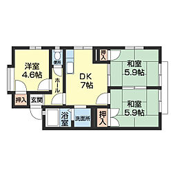 あしべハイツ 1階/103