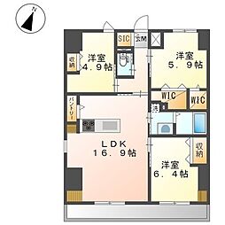 間取図画像 3LDK