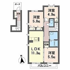 物件の間取り