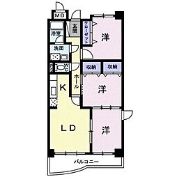 メゾン・ユーカリ 3LDKの間取図画像