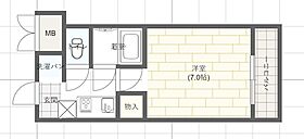 兵庫県加古川市平岡町新在家２丁目（賃貸マンション1K・4階・20.47㎡） その2