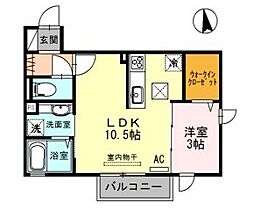 兵庫県姫路市広畑区正門通２丁目（賃貸アパート1LDK・1階・34.76㎡） その2