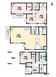 大野城市中央1期 3号棟 新築戸建