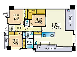 間取図画像 3LDK