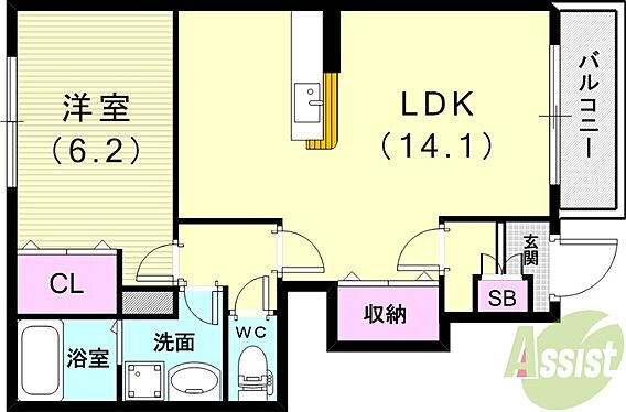 カノン・ビューレA棟_間取り_0