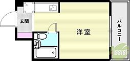 ステラ21 ワンルームの間取図画像