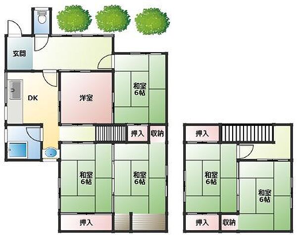 間取りを拡大表示