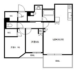 物件の間取り