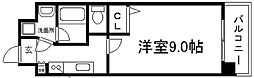 プラネシア星の子京都御所 1Kの間取図画像