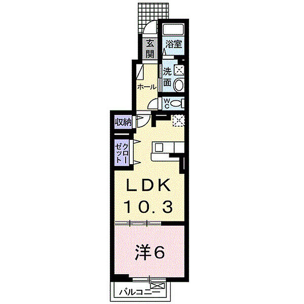 大阪府堺市南区釜室(賃貸アパート1LDK・1階・40.45㎡)の写真 その2