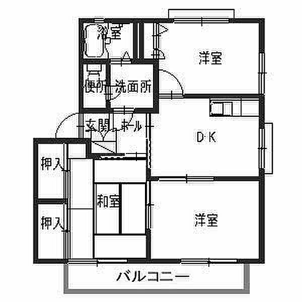 パル今福 ｜大阪府和泉市今福町2丁目(賃貸アパート3DK・2階・54.81㎡)の写真 その2