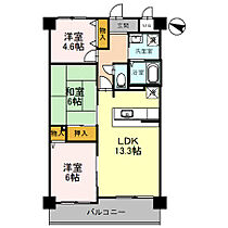 フローラ南館  ｜ 大阪府堺市西区鳳南町5丁（賃貸マンション3LDK・3階・66.36㎡） その2