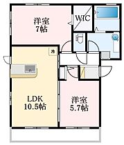 大阪府堺市中区伏尾（賃貸アパート2LDK・3階・54.23㎡） その2