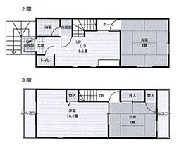 大阪府堺市西区浜寺南町3丁（賃貸アパート3LDK・2階・64.68㎡） その2