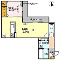 大阪府堺市西区鳳中町4丁（賃貸アパート1LDK・3階・48.79㎡） その2