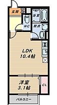 大阪府堺市西区鳳中町3丁（賃貸アパート1LDK・3階・33.11㎡） その2