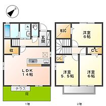 セレッソコートＢ  ｜ 岡山県倉敷市水江（賃貸アパート3LDK・1階・79.40㎡） その2