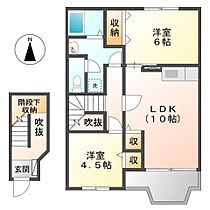 ピュールメゾン  ｜ 岡山県都窪郡早島町前潟（賃貸アパート2LDK・2階・58.12㎡） その2