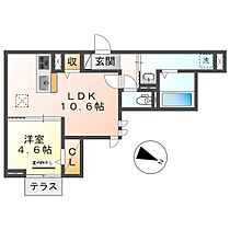 RESIDENCE阿知  ｜ 岡山県倉敷市阿知1丁目（賃貸アパート1LDK・1階・40.95㎡） その2